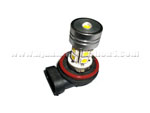 H8 10SMD 5050 + HP 1W White