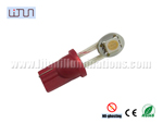 No-ghosting T10 1SMD 5050 Red flex wire