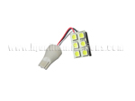 T15 6SMD 5050 with flex wired White